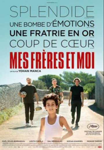 Affiche du film Mes frères et moi, cinéma Breiz du 11 février 2022 pour le Festival Paimpol Mon Amour 