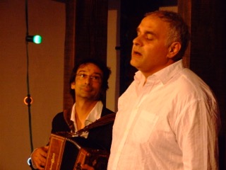Bruno Martins et Gilles Raymond sur scène 