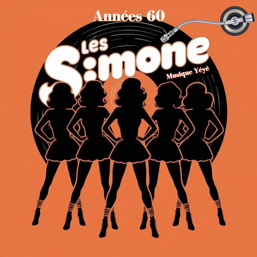 AFFICHE DES SIMONE ANNEES 60